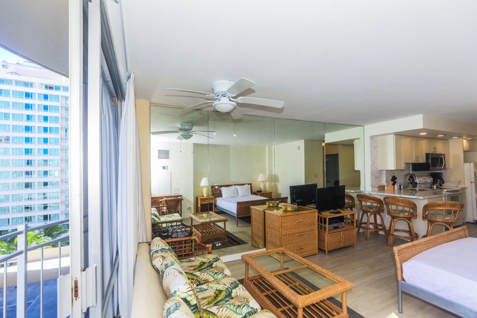 Ilikai Marina 1091 City View Studio Honolulu Bagian luar foto