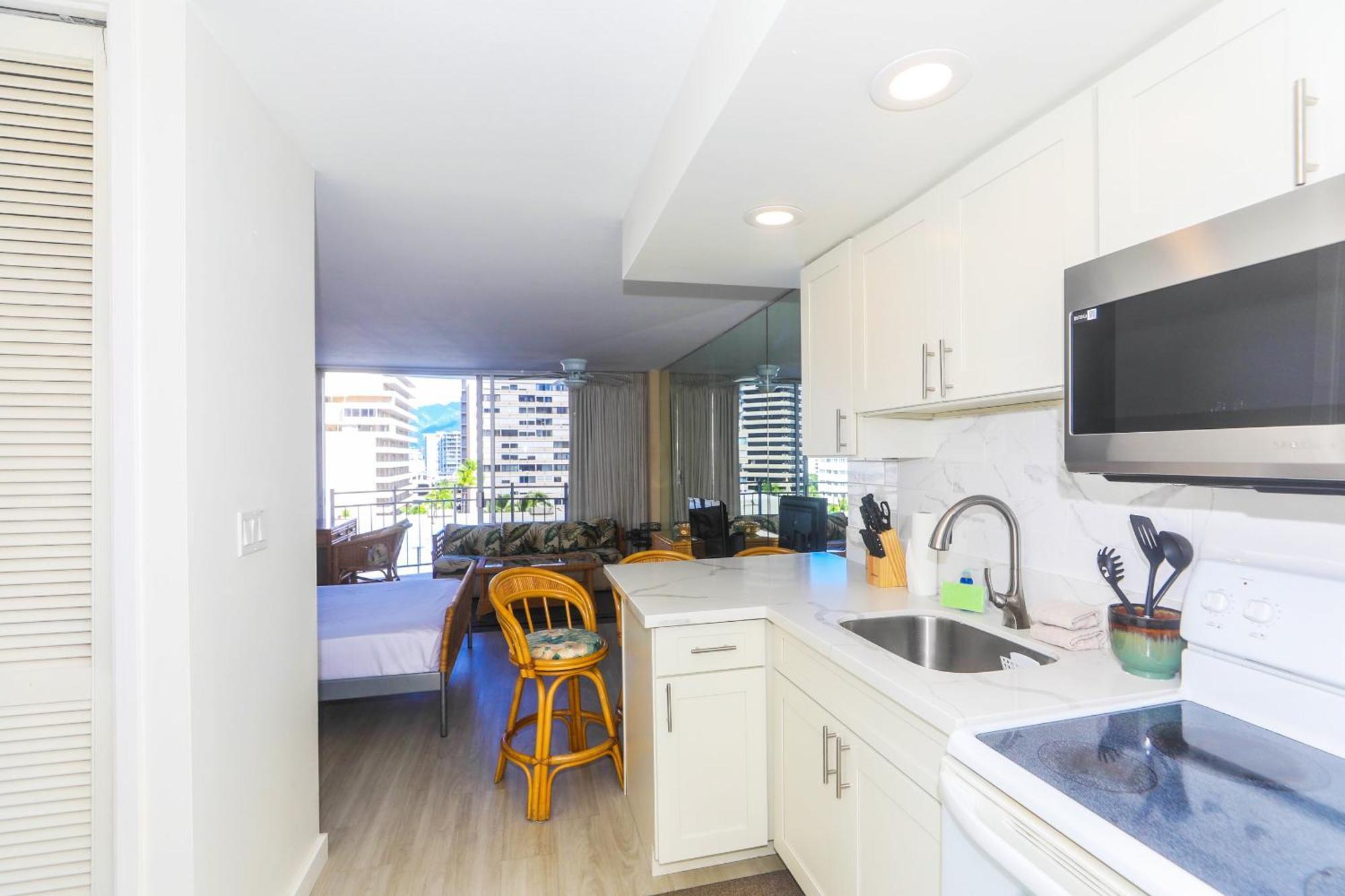 Ilikai Marina 1091 City View Studio Honolulu Bagian luar foto